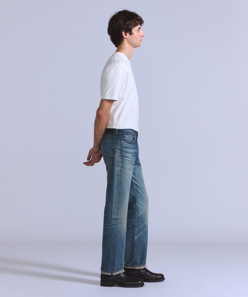 Levi's（リーバイス）の「Levi's/リーバイス BLUETAB(TM) 505(TM) レギュラーフィットジーンズ ミディアムインディゴ MADE IN JAPAN（デニムパンツ・メンズ・インディゴブルー・W28 L32/W30 L32/W32 L32/W34 L32/W36 L32）」の19枚目の写真