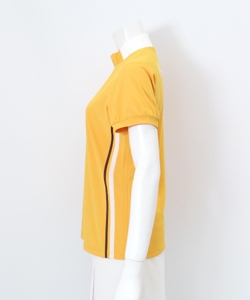 archivio(アルチビオ)の「<LADIES>サイドライン速乾カノコプルオーバー(Tシャツ/カットソー・レディース・ホワイト/ブラウン/ライトオレンジ系・L/S/M)」の7枚目の写真