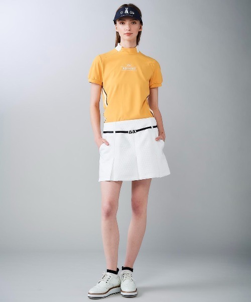 archivio(アルチビオ)の「<LADIES>サイドライン速乾カノコプルオーバー(Tシャツ/カットソー・レディース・ホワイト/ブラウン/ライトオレンジ系・L/S/M)」の18枚目の写真