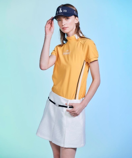 archivio(アルチビオ)の「<LADIES>サイドライン速乾カノコプルオーバー(Tシャツ/カットソー・レディース・ホワイト/ブラウン/ライトオレンジ系・L/S/M)」の11枚目の写真