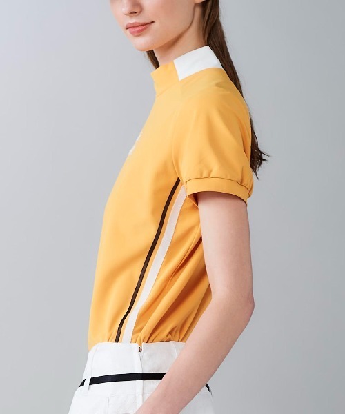 archivio(アルチビオ)の「<LADIES>サイドライン速乾カノコプルオーバー(Tシャツ/カットソー・レディース・ホワイト/ブラウン/ライトオレンジ系・L/S/M)」の15枚目の写真
