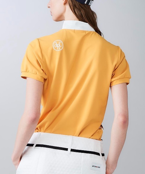 archivio(アルチビオ)の「<LADIES>サイドライン速乾カノコプルオーバー(Tシャツ/カットソー・レディース・ホワイト/ブラウン/ライトオレンジ系・L/S/M)」の16枚目の写真