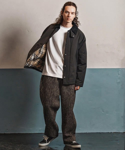 CAMBIO(カンビオ)の「mp13969- Braided Wide Straight Pants ワイドストレートパンツ(CAM25AW-016)(その他パンツ・メンズ・ブラック/ブラウン・L/M/S)」の9枚目の写真