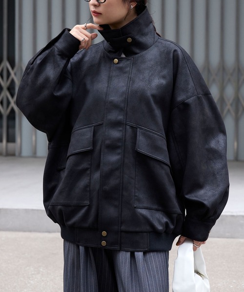 T*e様 THE PAUSE ブラックバルーンスリーブジャケット LE PHIL(ル フィル)｜【LE PHIL SPORTS】コーデュラバルーンスリーブ