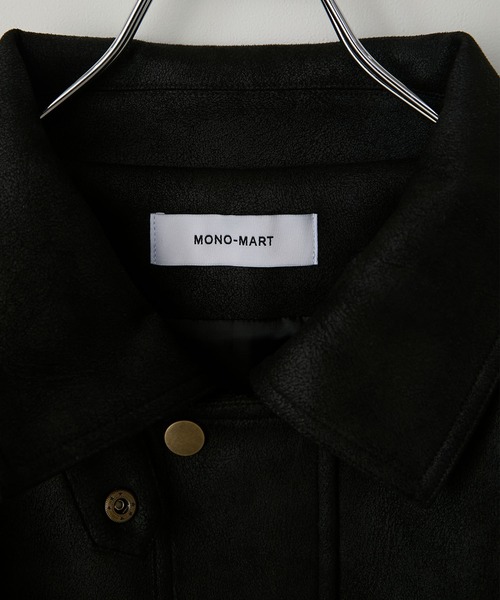 スムースタッチバルーンスリーブ フラップポケットオーバーサイズ