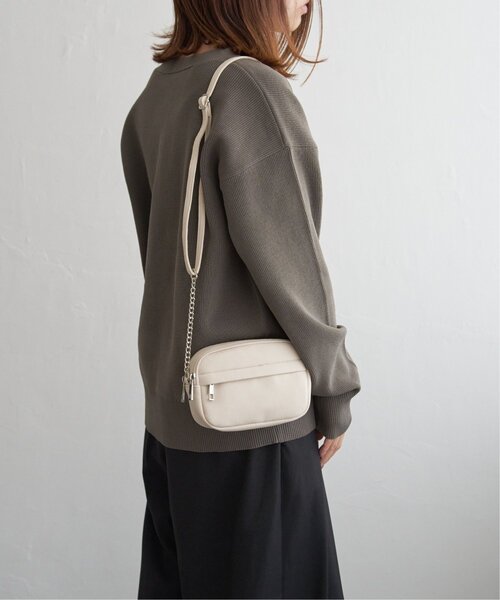 notch.(ノッチ)の「ポーチショルダーバッグ(ショルダーバッグ・レディース・ブラック/ベージュ/オフホワイト・ONESIZE)」の8枚目の写真
