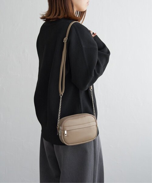 notch.(ノッチ)の「ポーチショルダーバッグ(ショルダーバッグ・レディース・ブラック/ベージュ/オフホワイト・ONESIZE)」の18枚目の写真