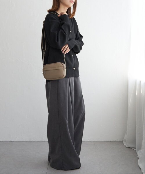 notch.(ノッチ)の「ポーチショルダーバッグ(ショルダーバッグ・レディース・ブラック/ベージュ/オフホワイト・ONESIZE)」の21枚目の写真