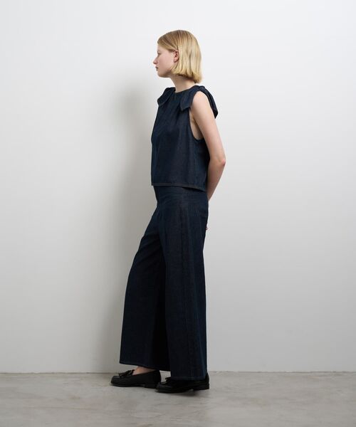 ショルダーリボンデニムブラウス（シャツ/ブラウス）｜LANVIN en