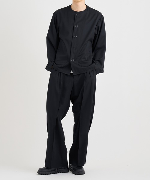 KHOKI / コッキ】Tuck-detail pants（スラックス）｜KHOKI（コッキ）の