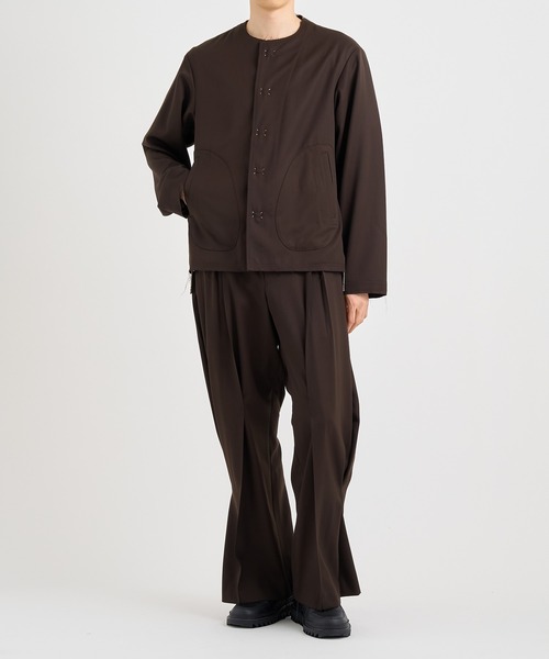 KHOKI / コッキ】Tuck-detail pants（スラックス）｜KHOKI（コッキ）の