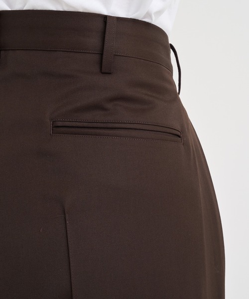 KHOKI / コッキ】Tuck-detail pants（スラックス）｜KHOKI（コッキ）の