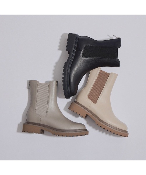 NICAL（ニカル）の「【NICAL】サイドゴアボリュームソールブーツ/554402（ブーツ・レディース・アイボリー/ブラック/グレー/ブラック系その他4・X-LARGE/SMALL/LARGE/MEDIUM）」の15枚目の写真