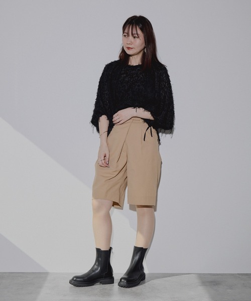 NICAL（ニカル）の「【NICAL】サイドゴアボリュームソールブーツ/554402（ブーツ・レディース・アイボリー/ブラック/グレー/ブラック系その他4・X-LARGE/SMALL/LARGE/MEDIUM）」の6枚目の写真