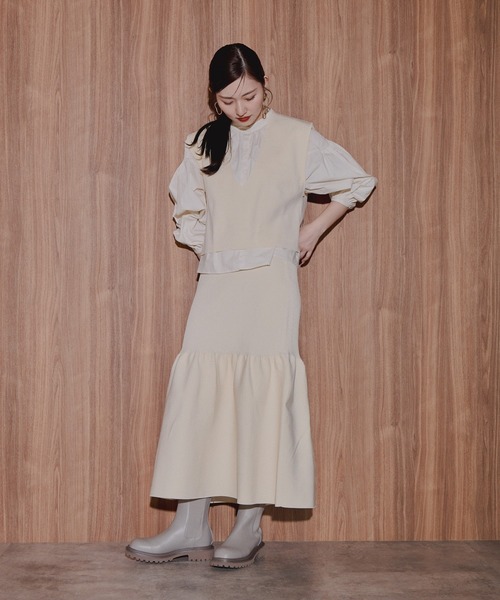 NICAL（ニカル）の「【NICAL】サイドゴアボリュームソールブーツ/554402（ブーツ・レディース・アイボリー/ブラック/グレー/ブラック系その他4・X-LARGE/SMALL/LARGE/MEDIUM）」の14枚目の写真