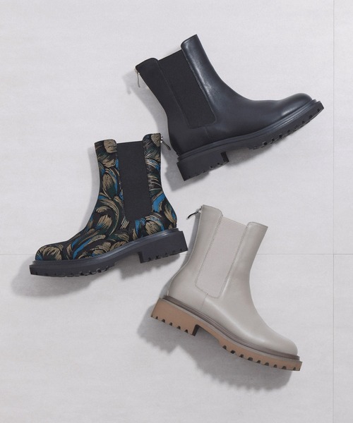 NICAL（ニカル）の「【NICAL】サイドゴアボリュームソールブーツ/554402（ブーツ・レディース・アイボリー/ブラック/グレー/ブラック系その他4・X-LARGE/SMALL/LARGE/MEDIUM）」の7枚目の写真