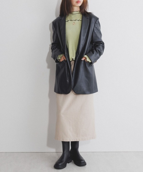 NICAL（ニカル）の「【NICAL】サイドゴアボリュームソールブーツ/554402（ブーツ・レディース・アイボリー/ブラック/グレー/ブラック系その他4・X-LARGE/SMALL/LARGE/MEDIUM）」の21枚目の写真