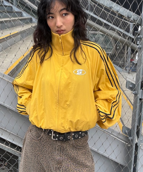 who's who gallery Sロゴナイロントラックジャケット セール】＊新色追加【SLOPPY/スロッピー】Sロゴナイロントラック