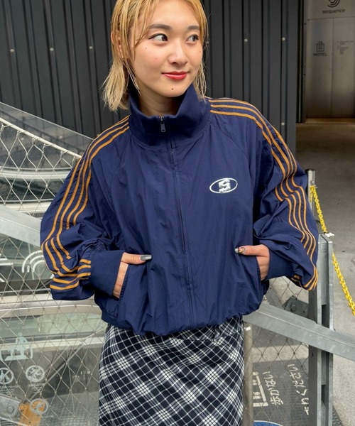 セール】【WEB限定】Sロゴナイロントラックジャケット（ナイロン