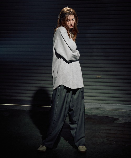 CASPER JOHN（キャスパージョン）の「Hot fit rivet slacks/ホットフィットリベットスラックス（スラックス・メンズ・グレー/ブラック/ブラック系/ブラウン系/ブラウン・X-SMALL/SMALL/MEDIUM/LARGE）」の19枚目の写真