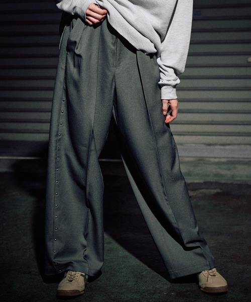 CASPER JOHN（キャスパージョン）の「Hot fit rivet slacks/ホットフィットリベットスラックス（スラックス・メンズ・グレー/ブラック/ブラック系/ブラウン系/ブラウン・X-SMALL/SMALL/MEDIUM/LARGE）」の18枚目の写真