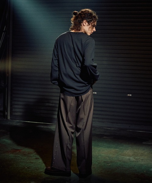 CASPER JOHN（キャスパージョン）の「Hot fit rivet slacks/ホットフィットリベットスラックス（スラックス・メンズ・グレー/ブラック/ブラック系/ブラウン系/ブラウン・X-SMALL/SMALL/MEDIUM/LARGE）」の11枚目の写真