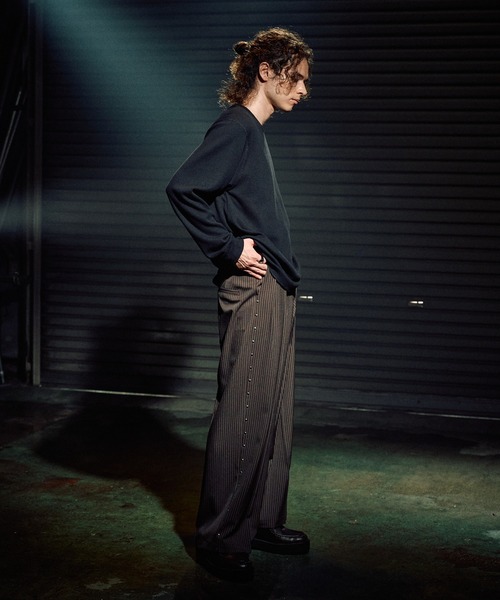 CASPER JOHN（キャスパージョン）の「Hot fit rivet slacks/ホットフィットリベットスラックス（スラックス・メンズ・グレー/ブラック/ブラック系/ブラウン系/ブラウン・X-SMALL/SMALL/MEDIUM/LARGE）」の10枚目の写真