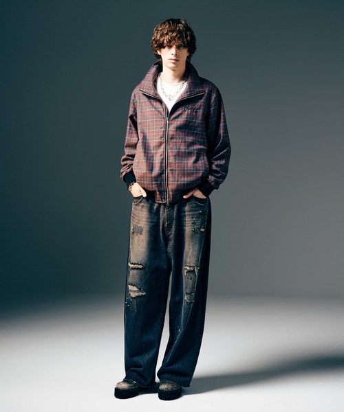 glamb（グラム）の「High Neck Track Jacket / ハイネックトラックジャケット（その他アウター・メンズ・ブラック/レッド/ネイビー・S/M/L）」の17枚目の写真