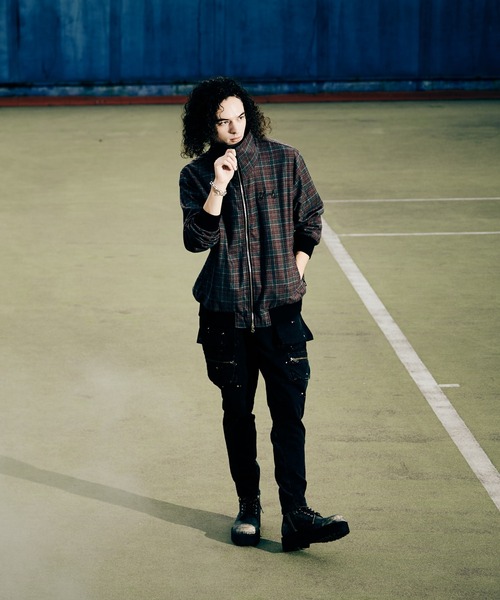 glamb（グラム）の「High Neck Track Jacket / ハイネックトラックジャケット（その他アウター・メンズ・ブラック/レッド/ネイビー・S/M/L）」の21枚目の写真