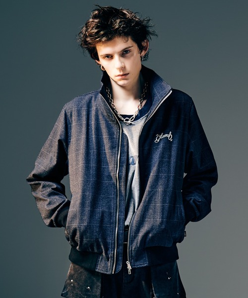 glamb（グラム）の「High Neck Track Jacket / ハイネックトラックジャケット（その他アウター・メンズ・ブラック/レッド/ネイビー・S/M/L）」の9枚目の写真