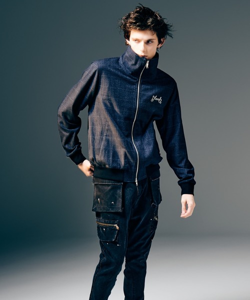 glamb（グラム）の「High Neck Track Jacket / ハイネックトラックジャケット（その他アウター・メンズ・ブラック/レッド/ネイビー・S/M/L）」の11枚目の写真