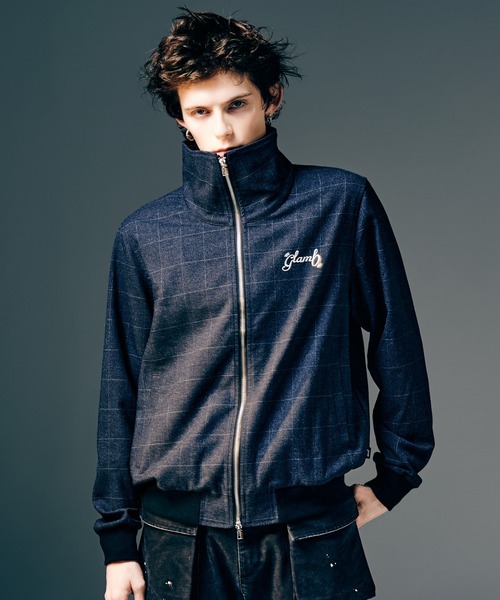 glamb（グラム）の「High Neck Track Jacket / ハイネックトラックジャケット（その他アウター・メンズ・ブラック/レッド/ネイビー・S/M/L）」の8枚目の写真