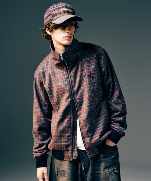 glamb（グラム）の「High Neck Track Jacket / ハイネックトラックジャケット（その他アウター・メンズ・ブラック/レッド/ネイビー・S/M/L）」の10枚目の写真