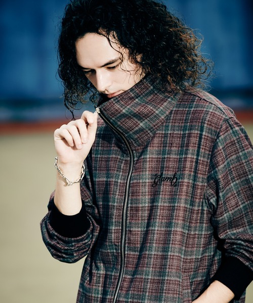 glamb（グラム）の「High Neck Track Jacket / ハイネックトラックジャケット（その他アウター・メンズ・ブラック/レッド/ネイビー・S/M/L）」の20枚目の写真