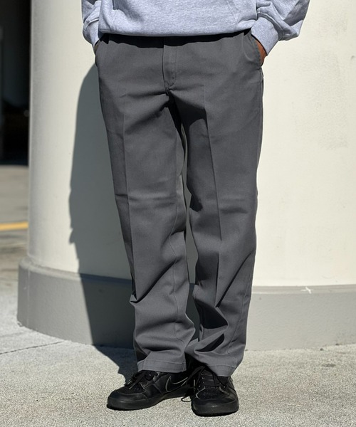 Dickies（ディッキーズ）の「【Dickies】Vintage Wash 874 original fit WORK PANT（チノパンツ・メンズ・ブラック/カーキ/ダークネイビー/チャコール・28/30/32/34）」の2枚目の写真