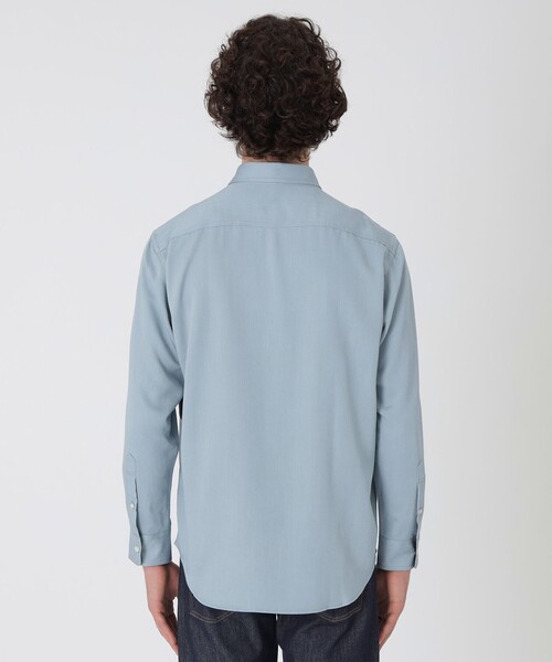 BLACK LABEL CRESTBRIDGE（ブラックレーベル・クレストブリッジ）の「デニムライクパッチワークシャツ（シャツ/ブラウス・メンズ・ネイビー/ブルー系その他2・L/M/XL/S）」の5枚目の写真