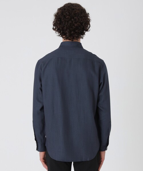 BLACK LABEL CRESTBRIDGE（ブラックレーベル・クレストブリッジ）の「デニムライクパッチワークシャツ（シャツ/ブラウス・メンズ・ネイビー/ブルー系その他2・L/M/XL/S）」の10枚目の写真