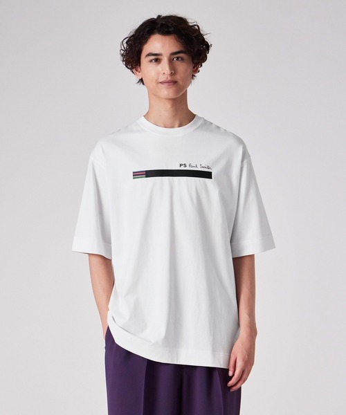 Sports Stripe Bar” Tシャツ【252759 EXT02】（Tシャツ