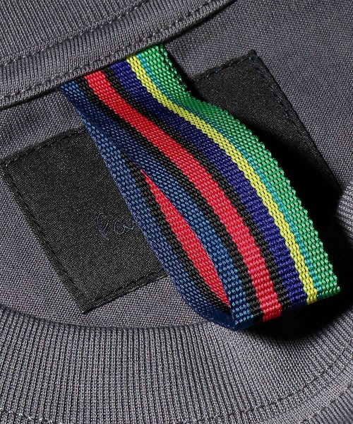 PS Paul Smith(ピーエスポールスミス)の「“Sports Stripe Bar” Tシャツ【252759 EXT02】(Tシャツ/カットソー・メンズ・レッド/ホワイト/ブラウン/ブラック/グレー・SMALL/MEDIUM/LARGE/X-LARGE)」の20枚目の写真