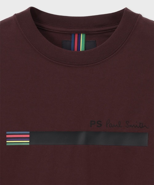Sports Stripe Bar” Tシャツ【252759 EXT02】（Tシャツ/カットソー