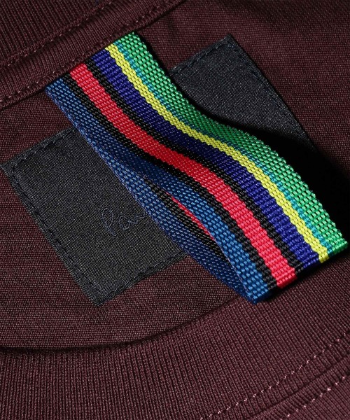 PS Paul Smith(ピーエスポールスミス)の「“Sports Stripe Bar” Tシャツ【252759 EXT02】(Tシャツ/カットソー・メンズ・レッド/ホワイト/ブラウン/ブラック/グレー・SMALL/MEDIUM/LARGE/X-LARGE)」の10枚目の写真