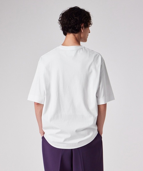 Sports Stripe Bar” Tシャツ【252759 EXT02】（Tシャツ/カットソー