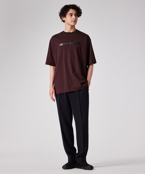 PS Paul Smith(ピーエスポールスミス)の「“Sports Stripe Bar” Tシャツ【252759 EXT02】(Tシャツ/カットソー・メンズ・レッド/ホワイト/ブラウン/ブラック/グレー・SMALL/MEDIUM/LARGE/X-LARGE)」の17枚目の写真