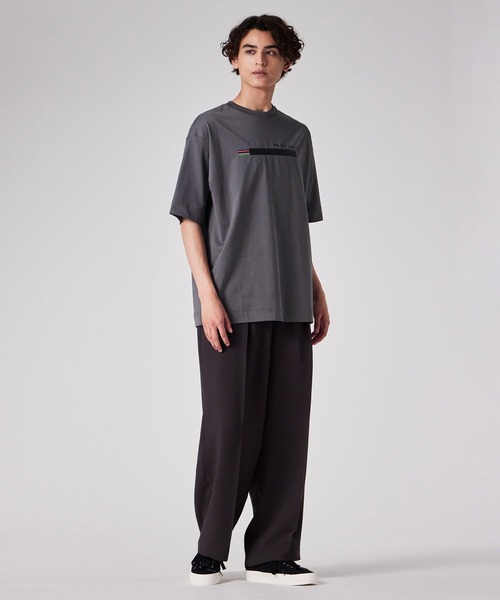 Sports Stripe Bar” Tシャツ【252759 EXT02】（Tシャツ/カットソー