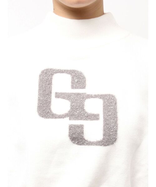 GYDA（ジェイダ）の「GGインターシャニットトップス（ニット/セーター・レディース・パープル/ブラック/オフホワイト・FREE）」の21枚目の写真