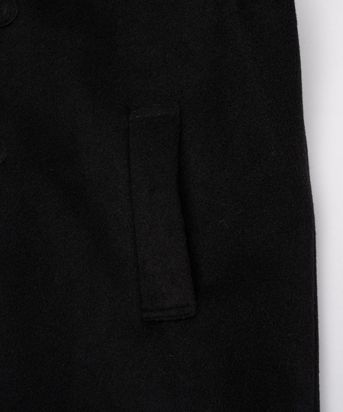 FEKETE high-neck ハイフードロングダッフルコート セール】high-neck hooded long duffle coat / ハイフードロング