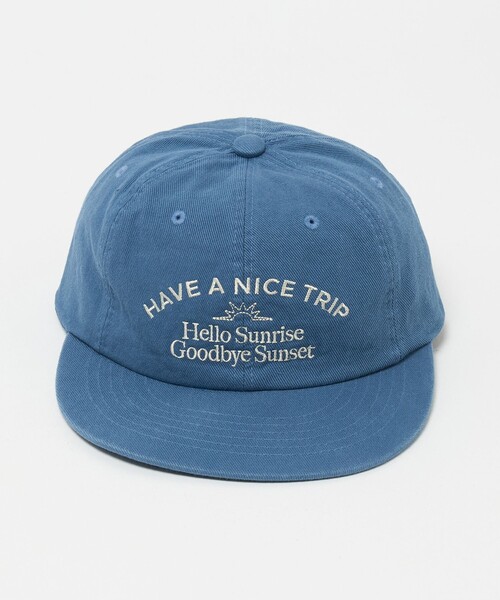 HELLO SUNRISE（ハローサンライズ）の「＜HELLO SUNRISE＞タイポグラフィ アーチ ロゴ 6パネル キャップ（キャップ・メンズ・ブラック/ロイヤルブルー・FREE）」の7枚目の写真