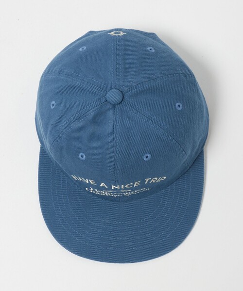 HELLO SUNRISE（ハローサンライズ）の「＜HELLO SUNRISE＞タイポグラフィ アーチ ロゴ 6パネル キャップ（キャップ・メンズ・ブラック/ロイヤルブルー・FREE）」の10枚目の写真