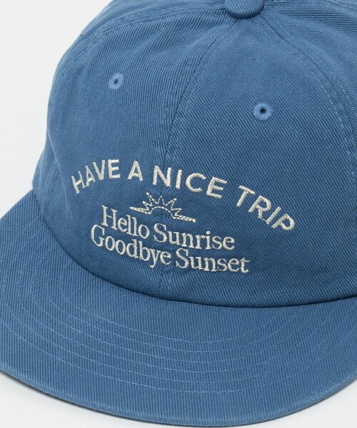 HELLO SUNRISE（ハローサンライズ）の「＜HELLO SUNRISE＞タイポグラフィ アーチ ロゴ 6パネル キャップ（キャップ・メンズ・ブラック/ロイヤルブルー・FREE）」の12枚目の写真