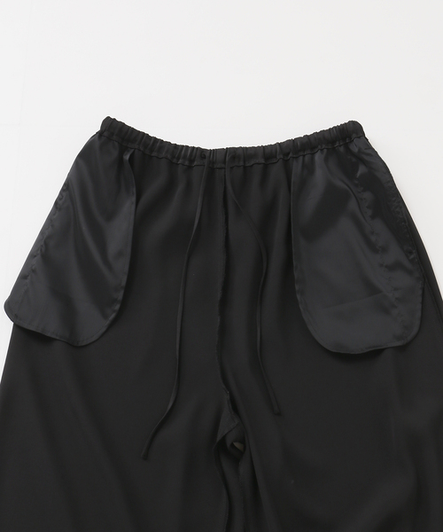 plage(プラージュ)の「《追加》dull satin relax パンツ(その他パンツ・レディース・アイボリー/ブラック・36/38/34)」の17枚目の写真